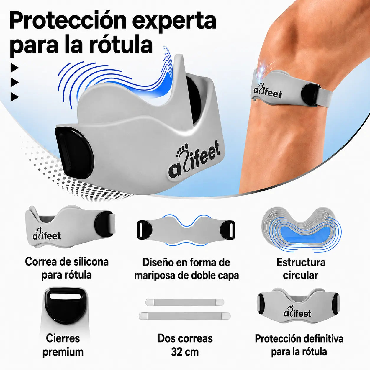 Rodillera Alifeet | Soporte y Alivio para tu Rodilla