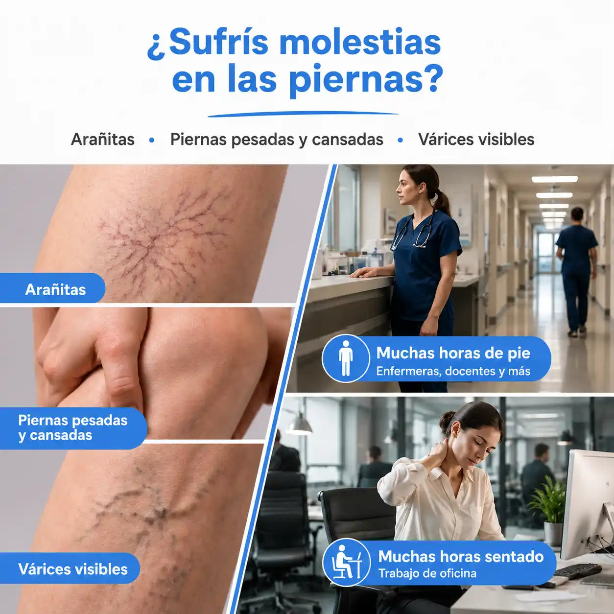 Crema Varicose Alifeet® | Alivio para Piernas Pesadas, Arañitas y Várices.
