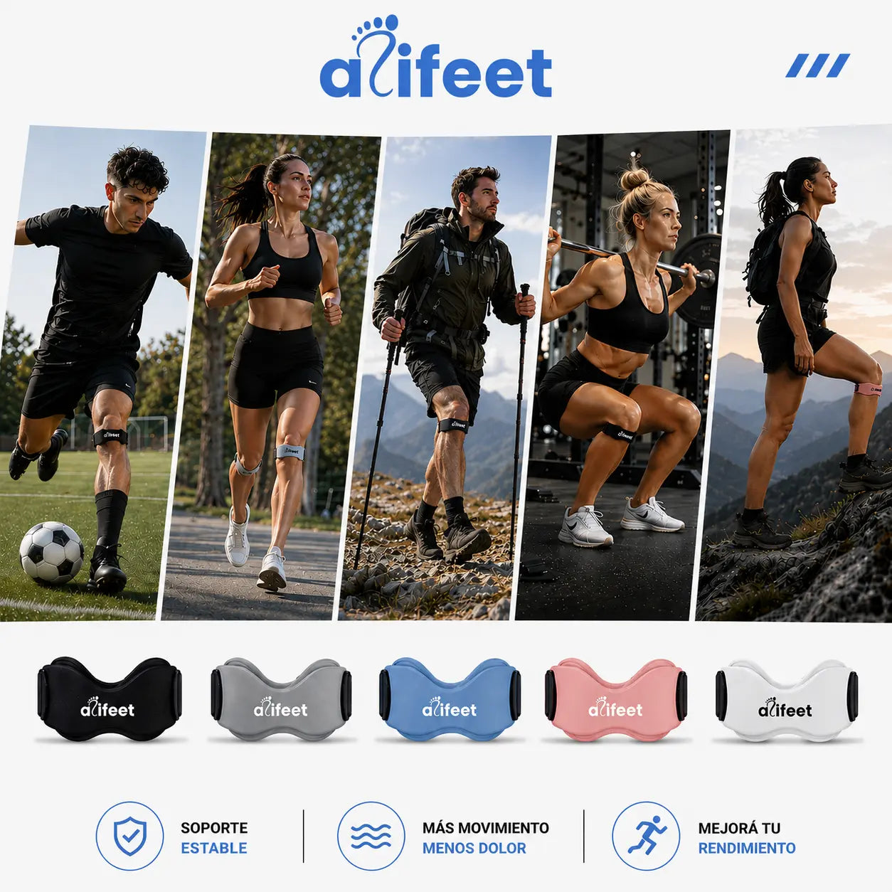 Rodillera Alifeet | Soporte y Alivio para tu Rodilla