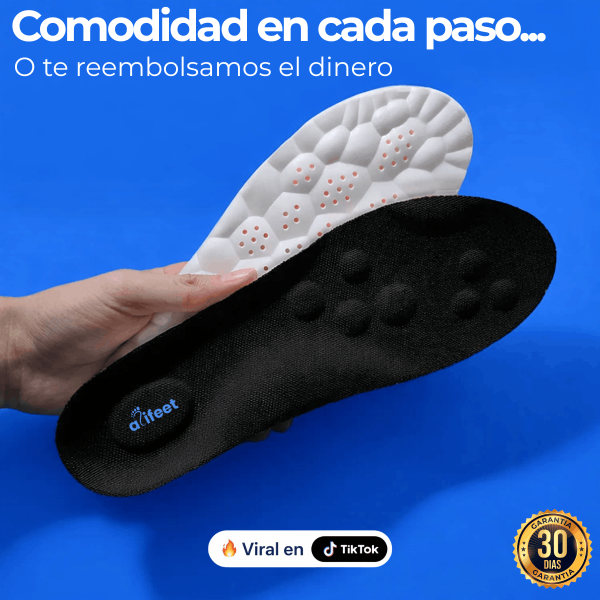 Plantillas Alifeet | Alivia el dolor plantar, comodidad para tu día