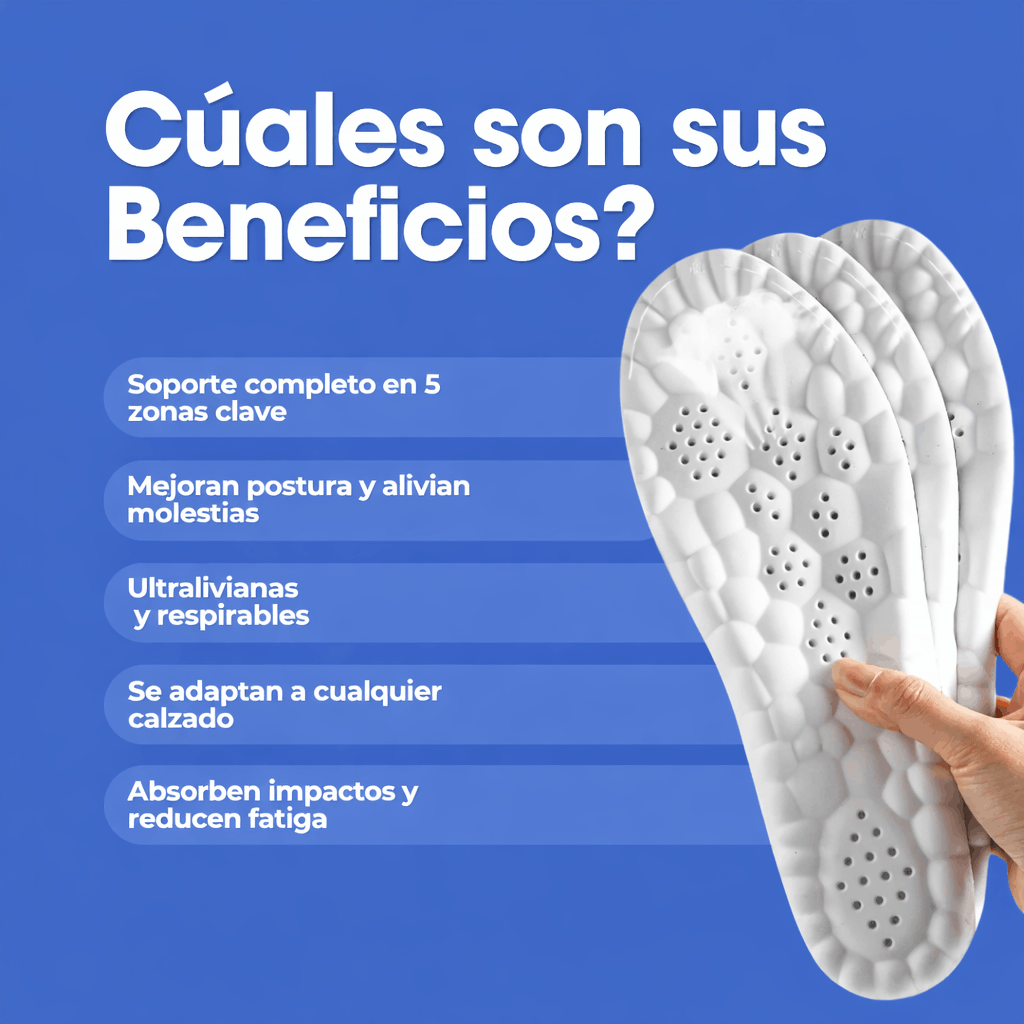 Plantillas Alifeet | Alivia el dolor plantar, comodidad para tu día