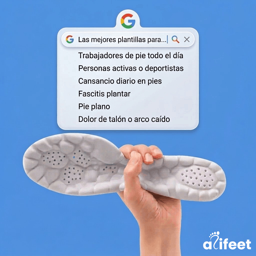 Plantillas Alifeet 5D | Alivia el dolor plantar