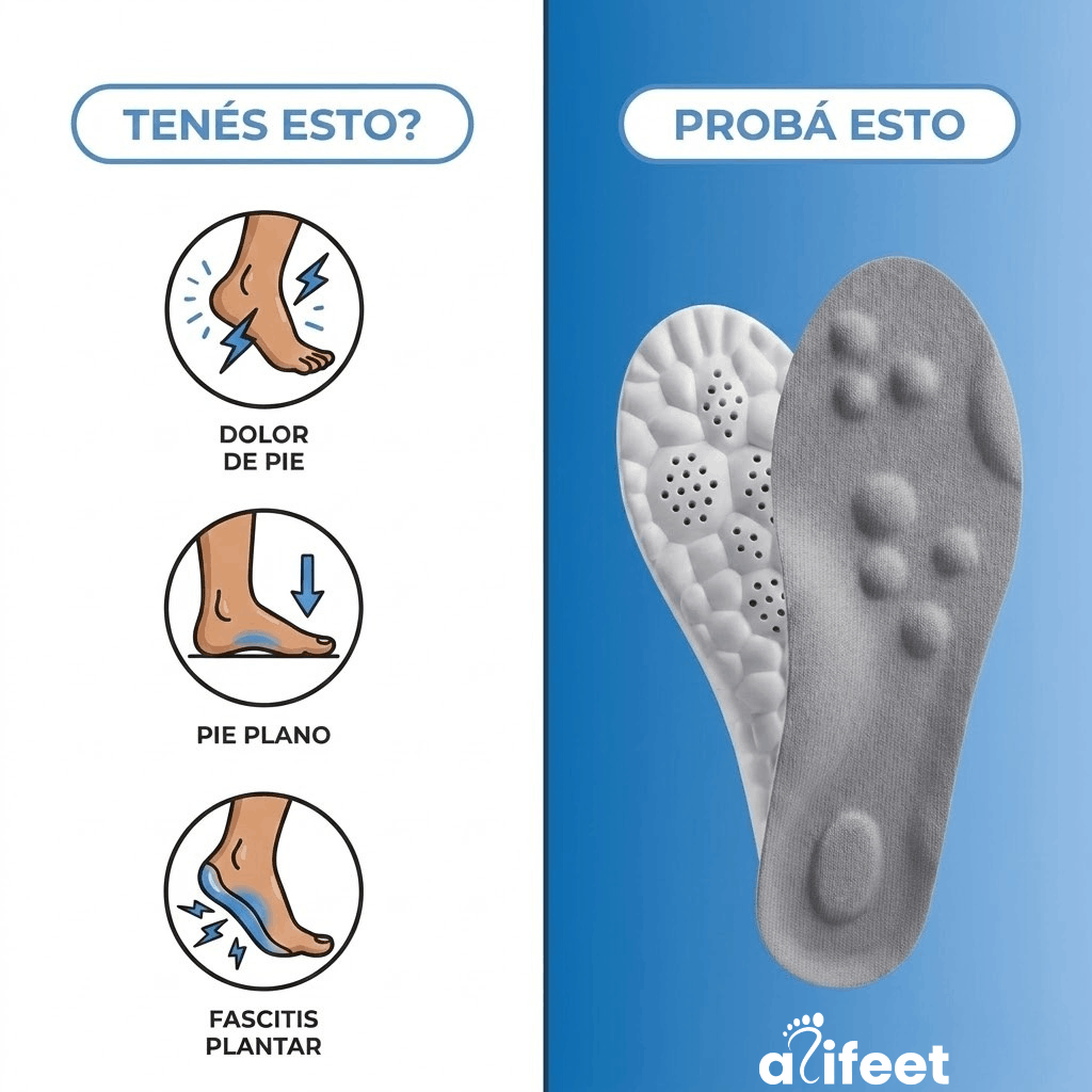 Plantillas Alifeet 5D | Alivia el dolor plantar